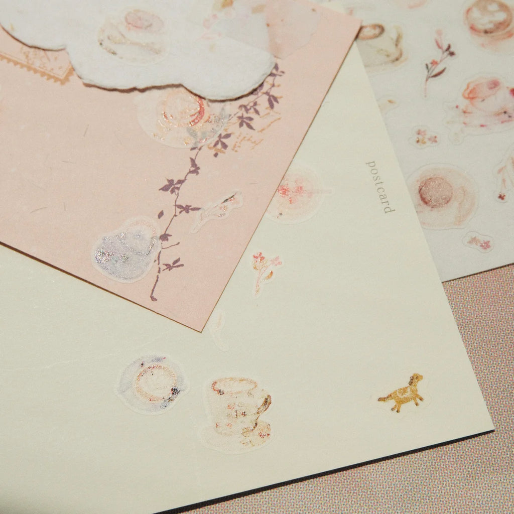 Cup of Joy Washi Sticker Sheet - 2 Sheets