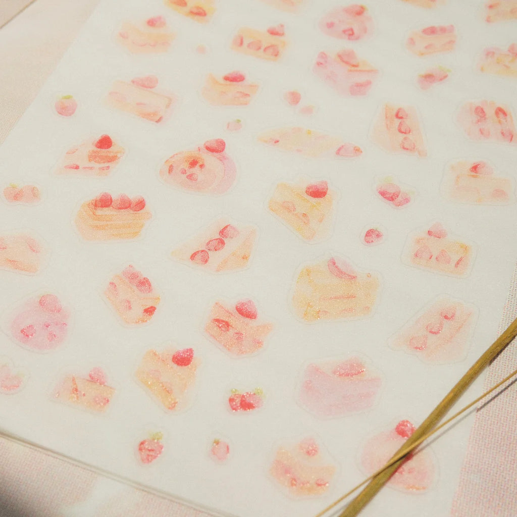 Cakes Washi Sticker Sheet - 2 Sheets