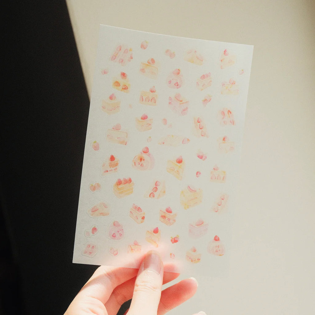 Cakes Washi Sticker Sheet - 2 Sheets