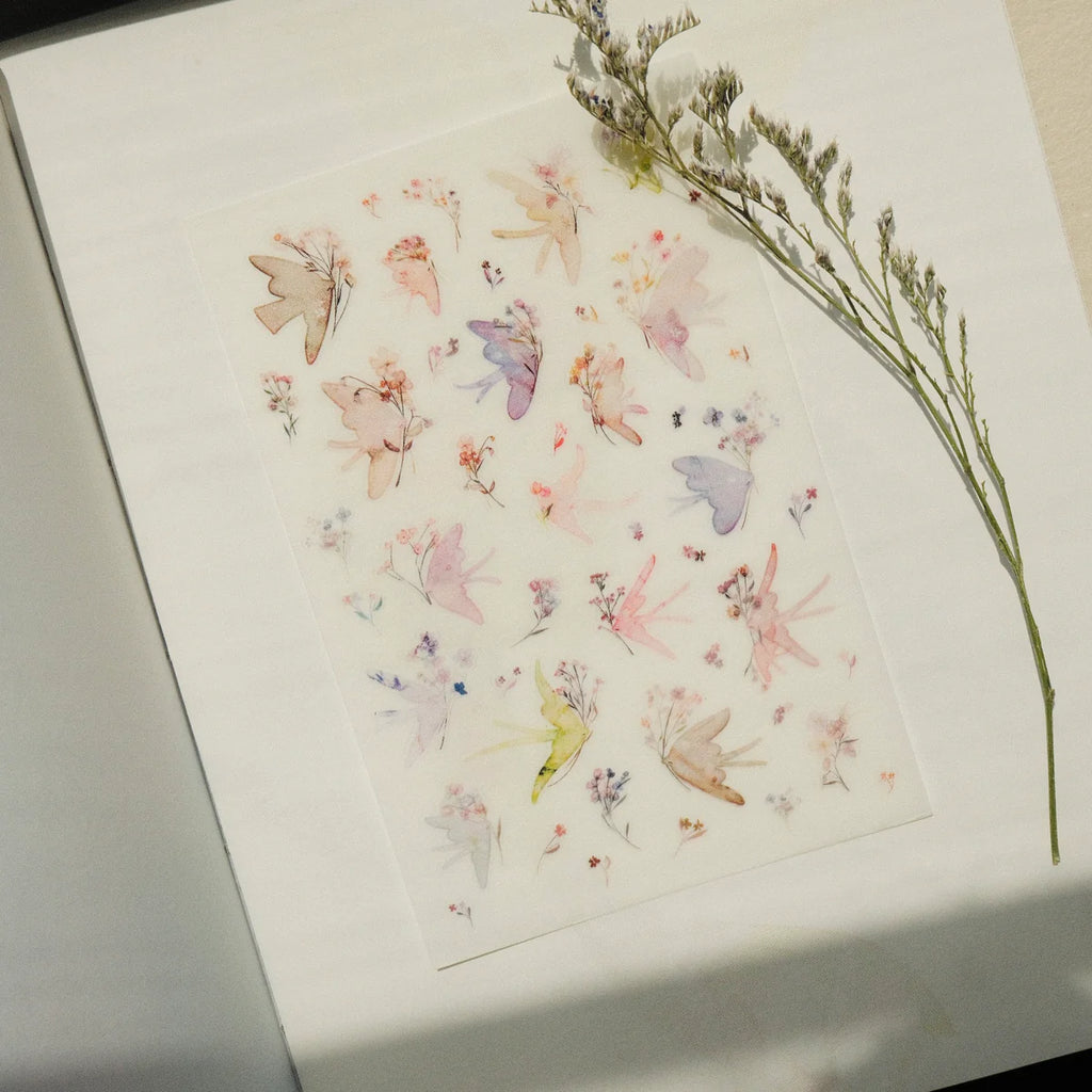 Bouquets Washi Sticker Sheet - 2 Sheets