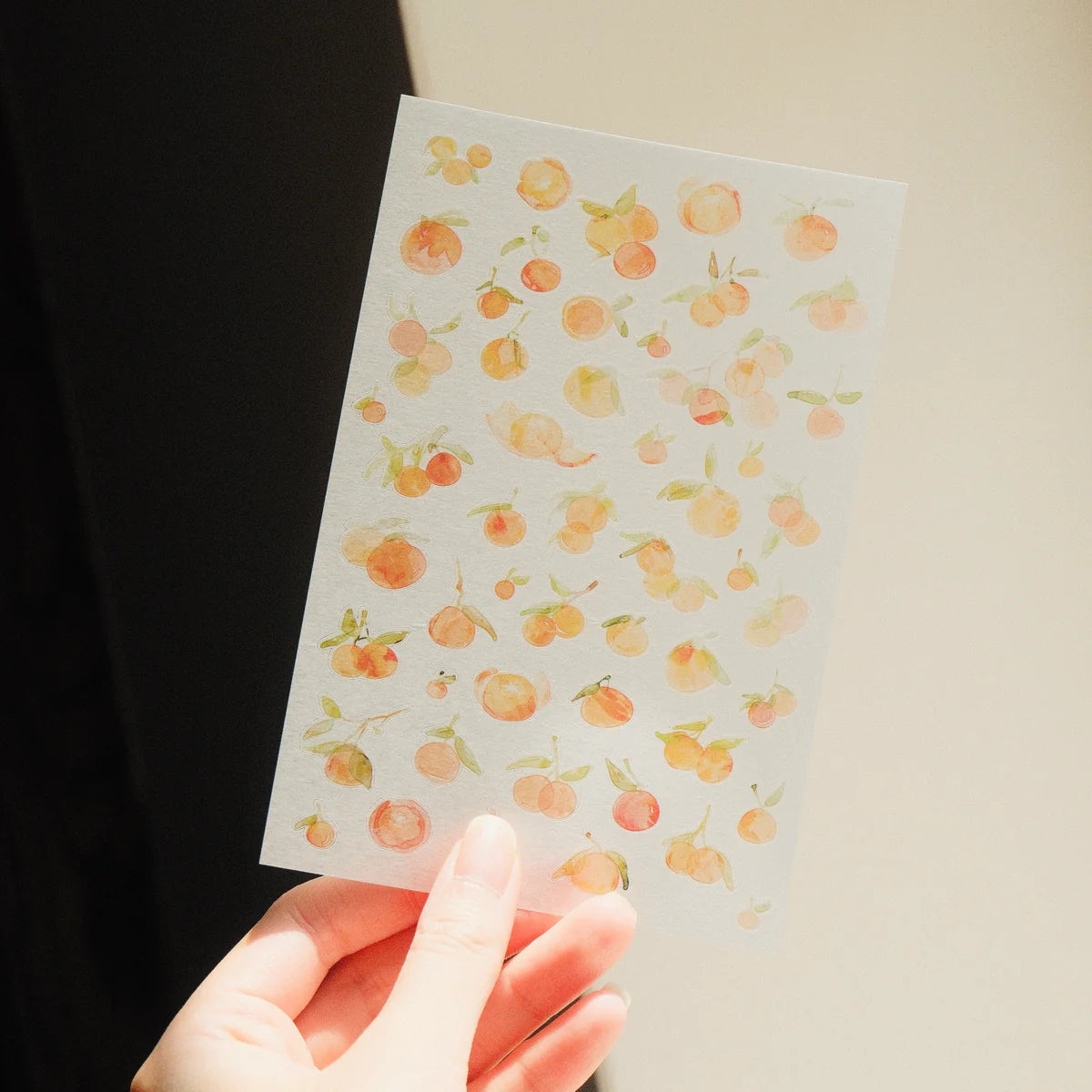 Mikan Washi Sticker Sheet - 2 Sheets