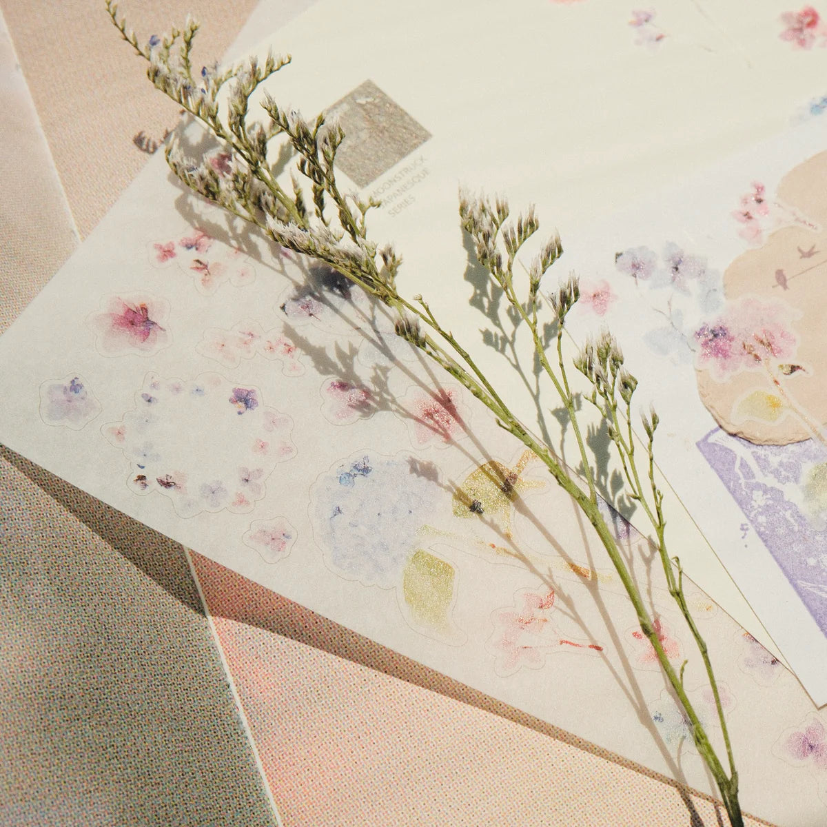 Hydrangea Washi Sticker Sheet - 2 Sheets