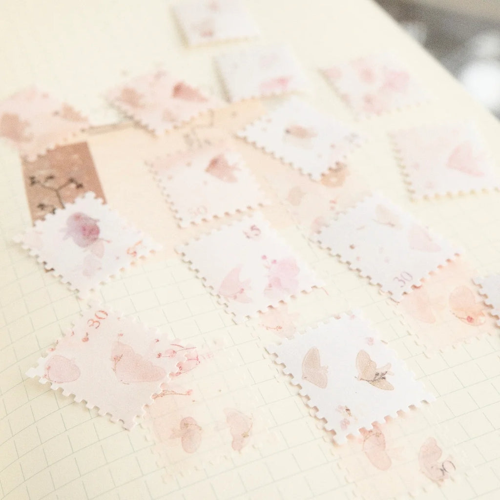 Sticker Flakes - Stamp Birds