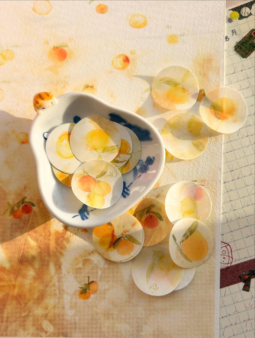 Sticker Flakes - Mikan