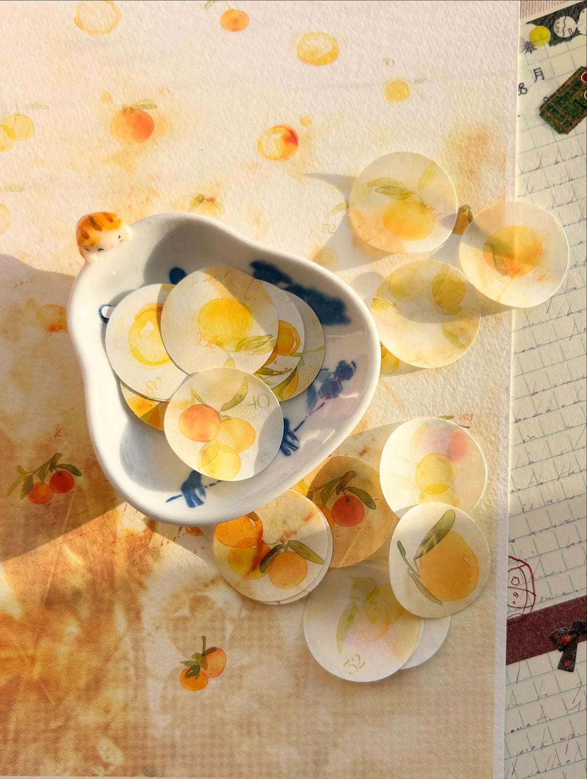 Sticker Flakes - Mikan