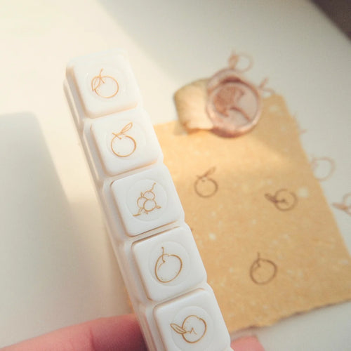 6 in 1 Button Stamp - mikan!