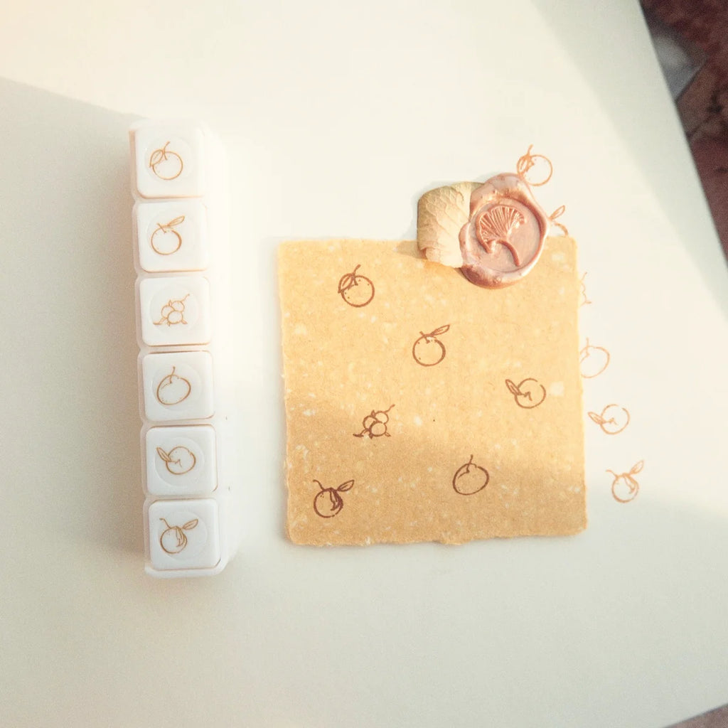 6 in 1 Button Stamp - mikan!