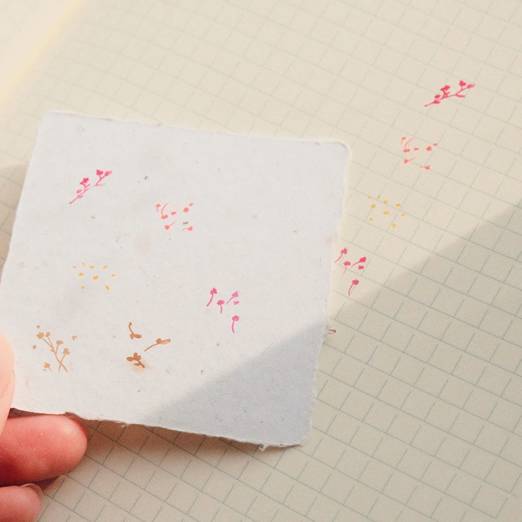 6 in 1 Button Stamp - Flowers