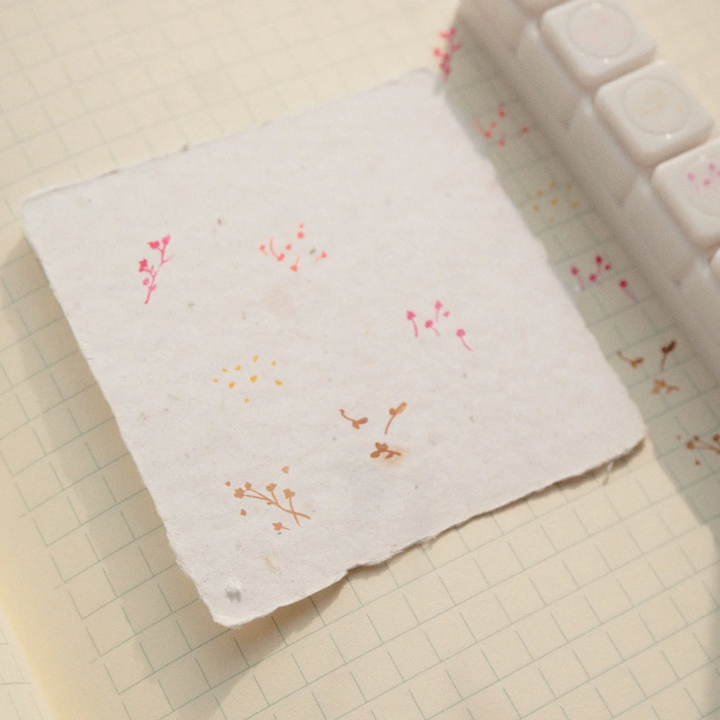 6 in 1 Button Stamp - Flowers