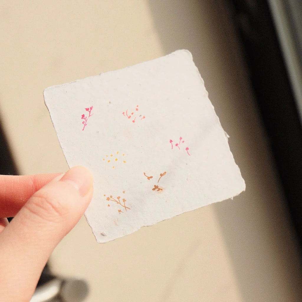 6 in 1 Button Stamp - Flowers
