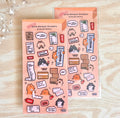 Cute Receipt - Clear Glossy Sticker Sheet