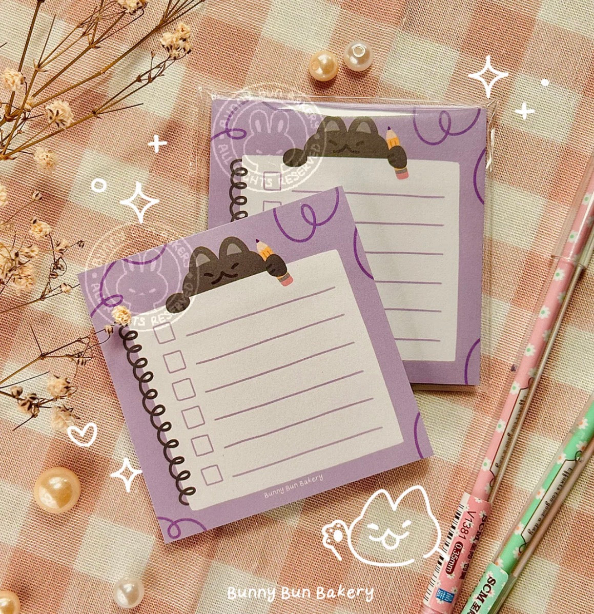 Silly Kitty Cats Sticky Notes
