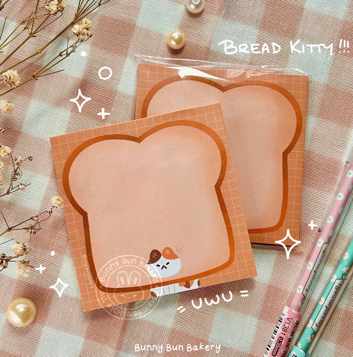 Silly Kitty Cats Sticky Notes