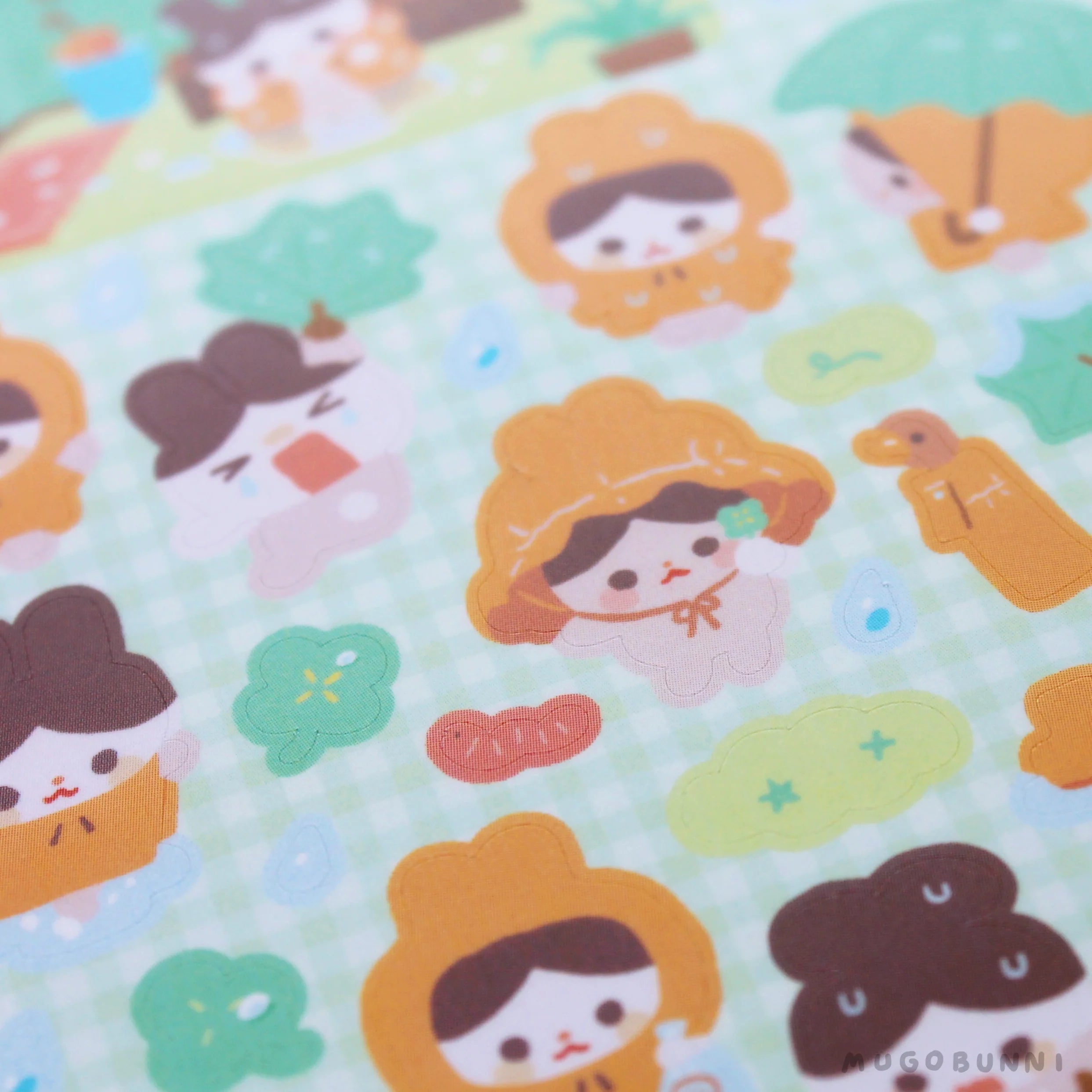Raincoat Mugo Sticker Sheet