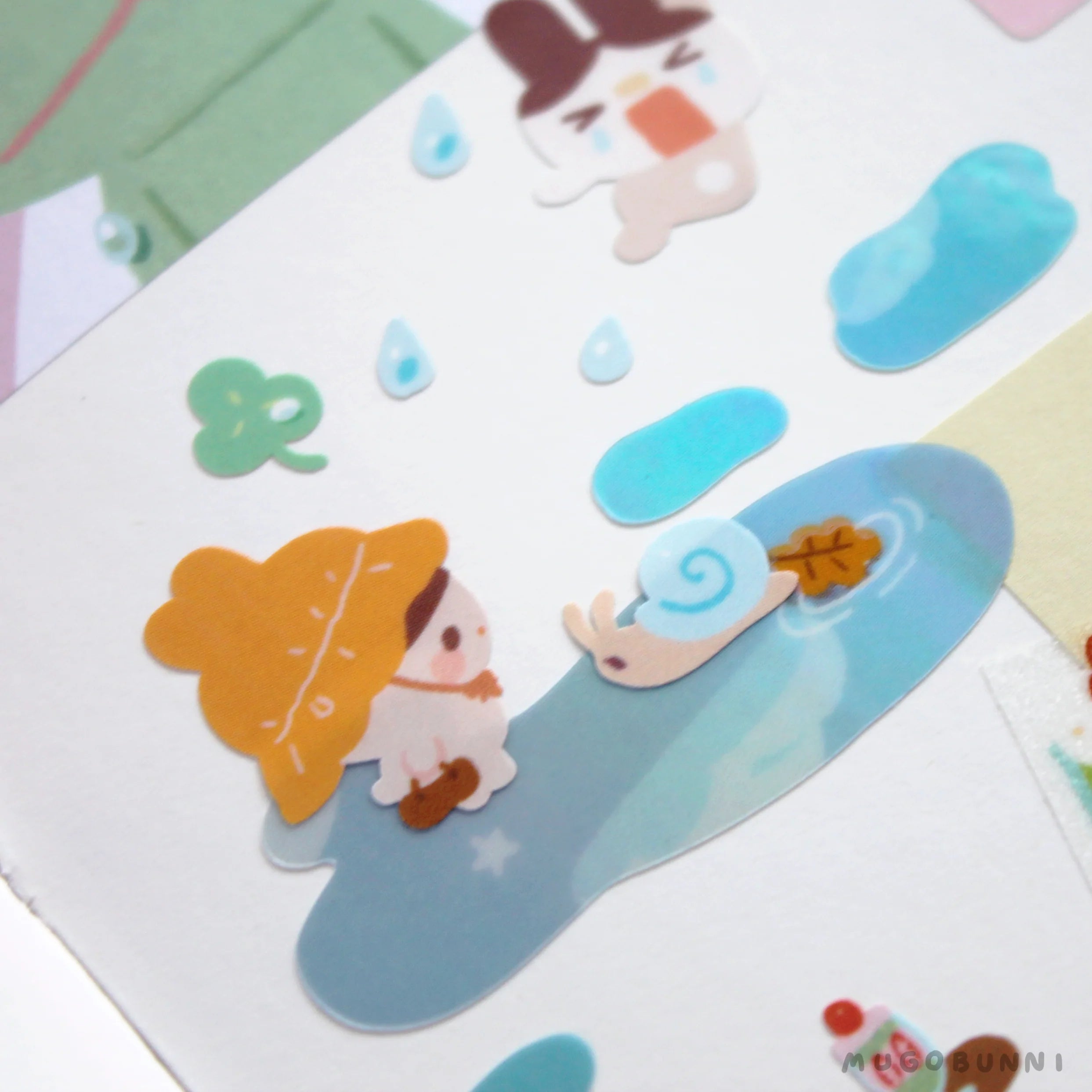Raincoat Mugo Sticker Sheet