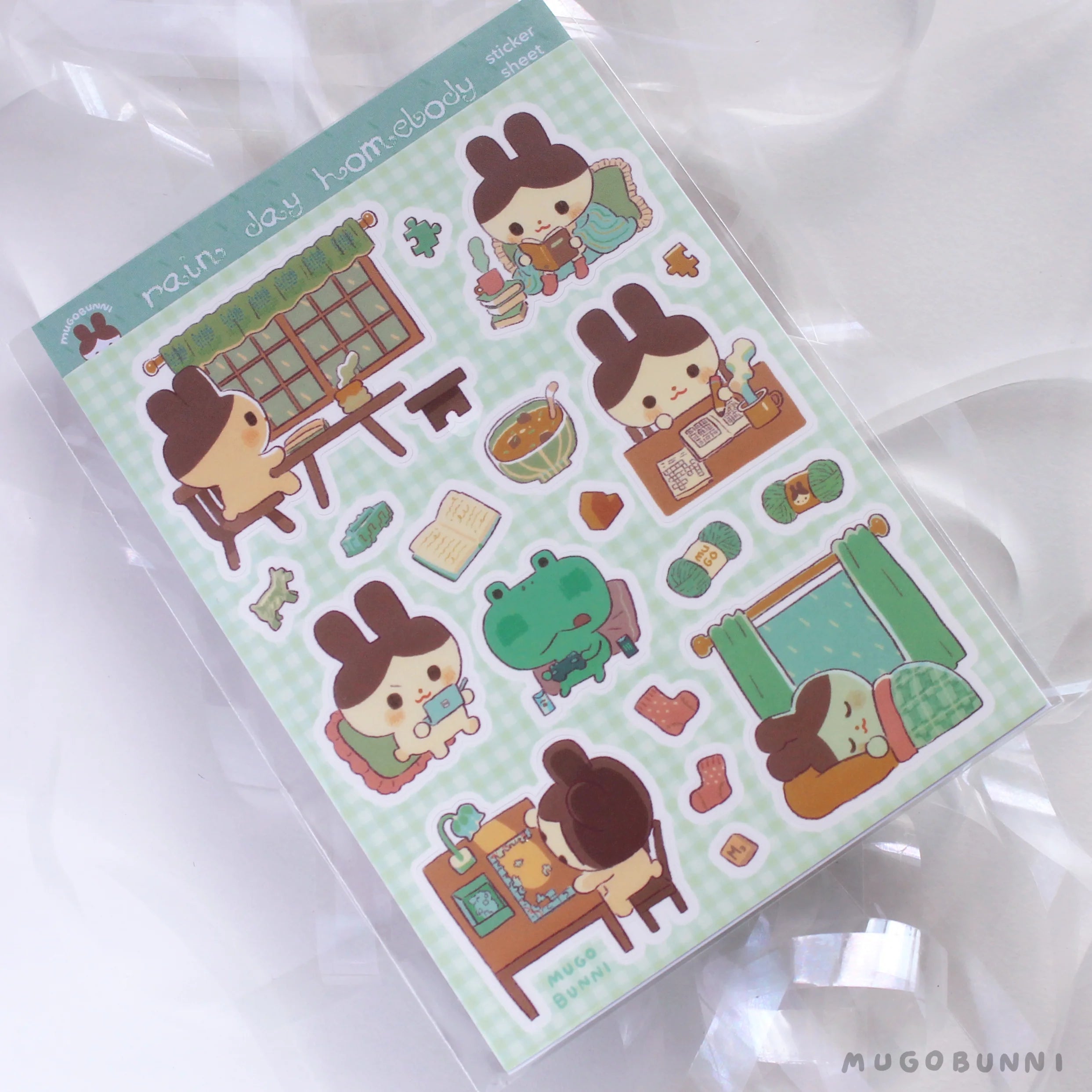 Rain Day Homebody Sticker Sheet