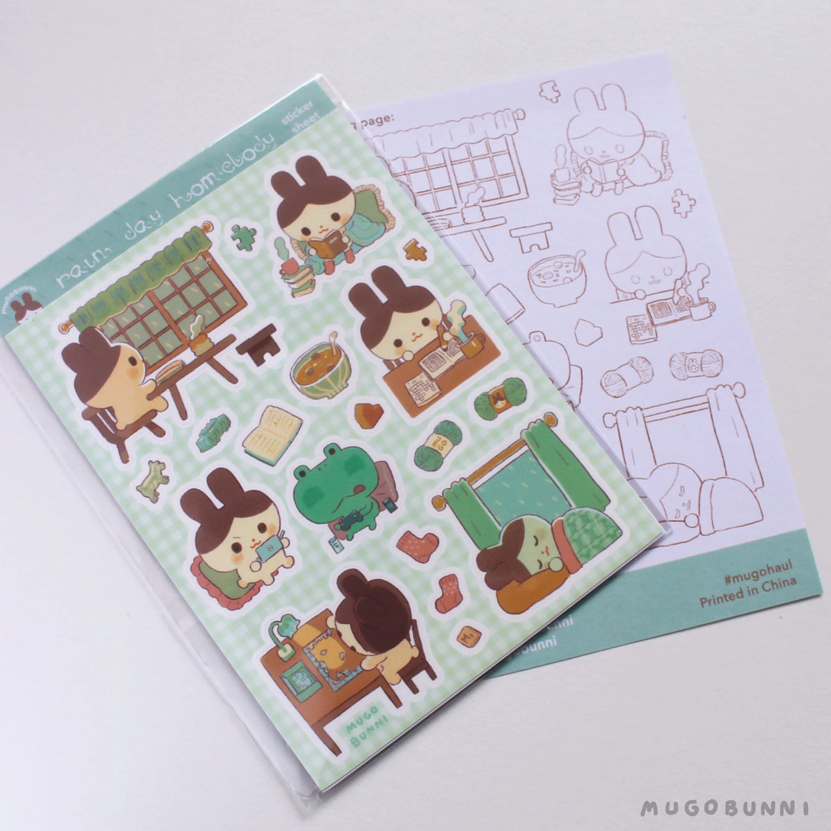Rain Day Homebody Sticker Sheet
