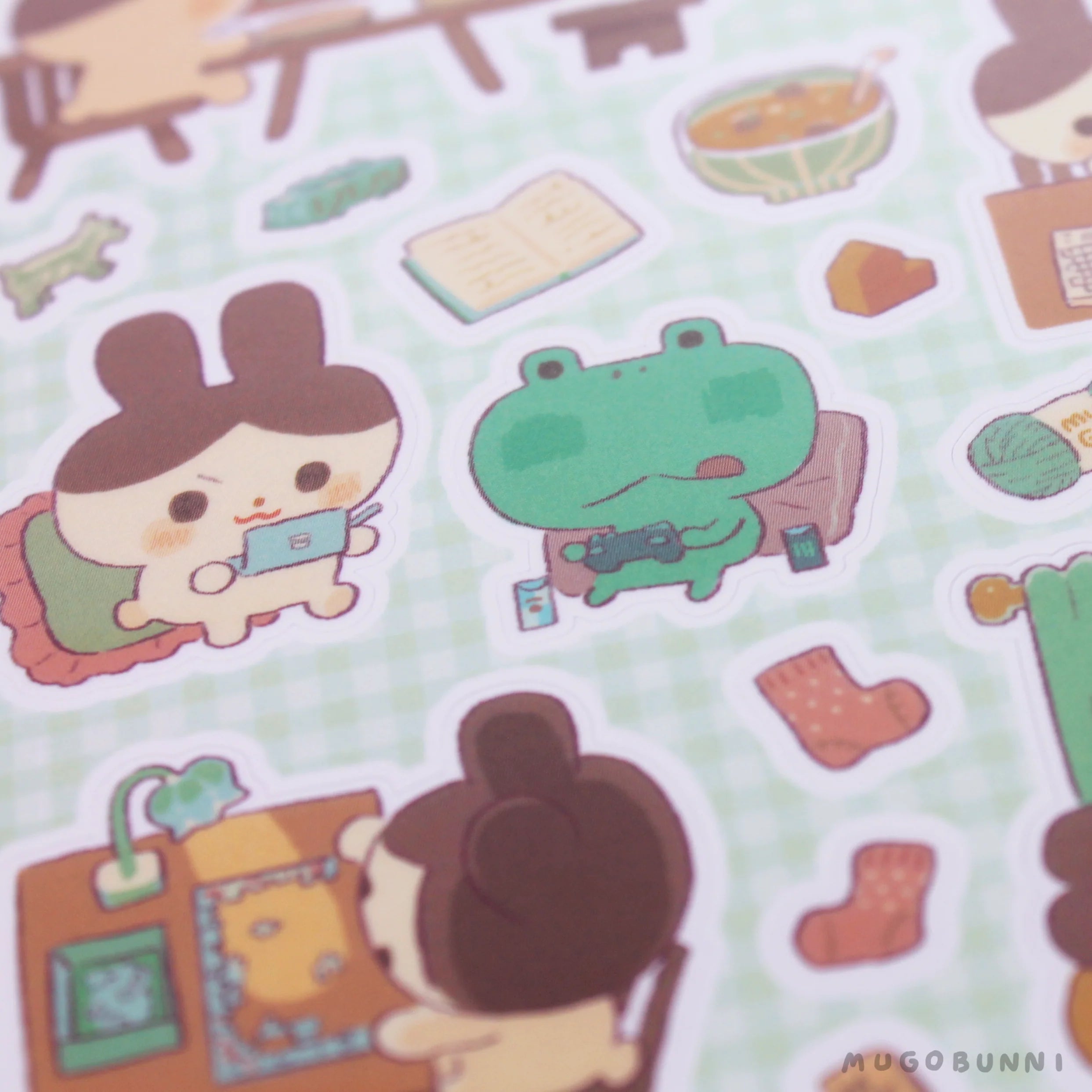 Rain Day Homebody Sticker Sheet