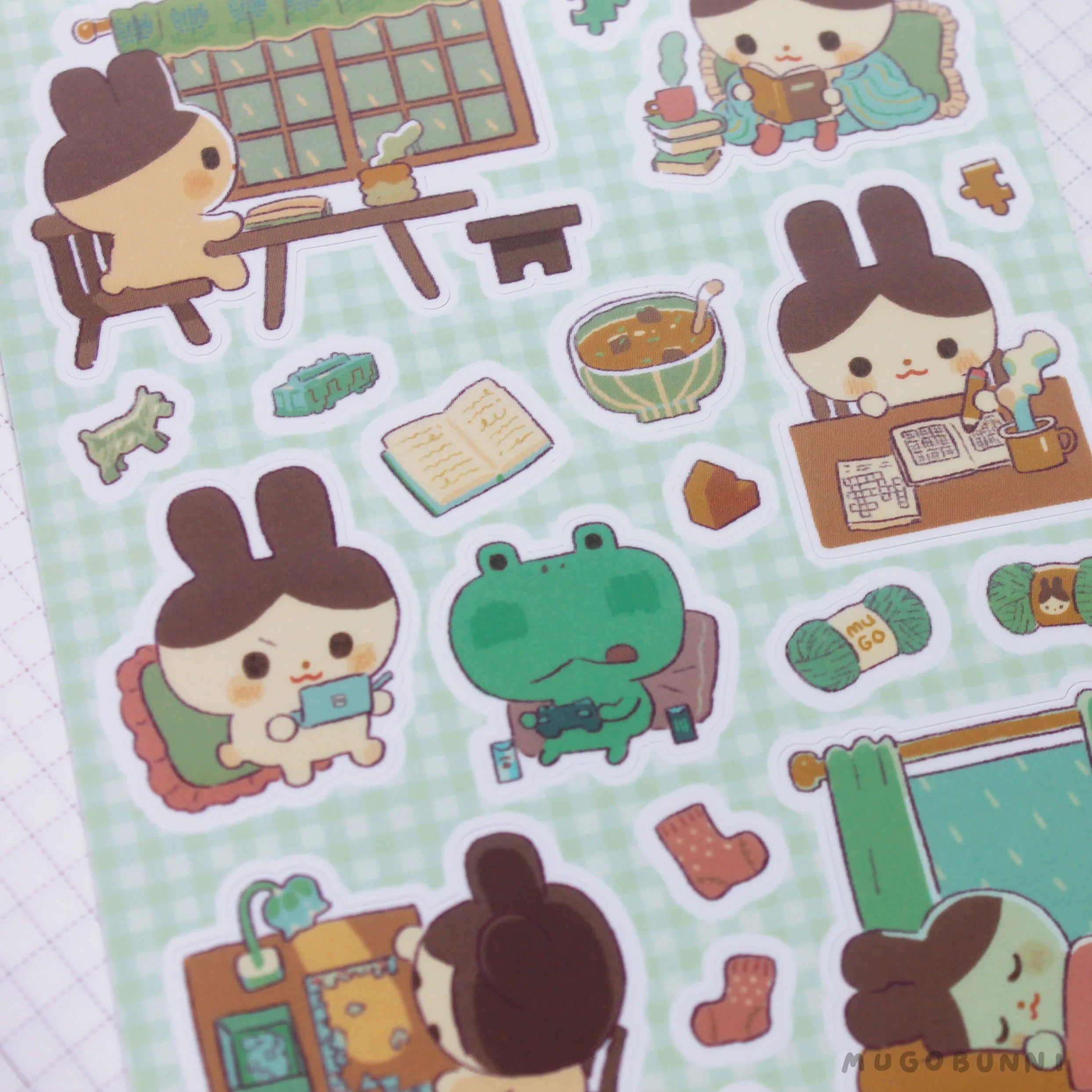 Rain Day Homebody Sticker Sheet