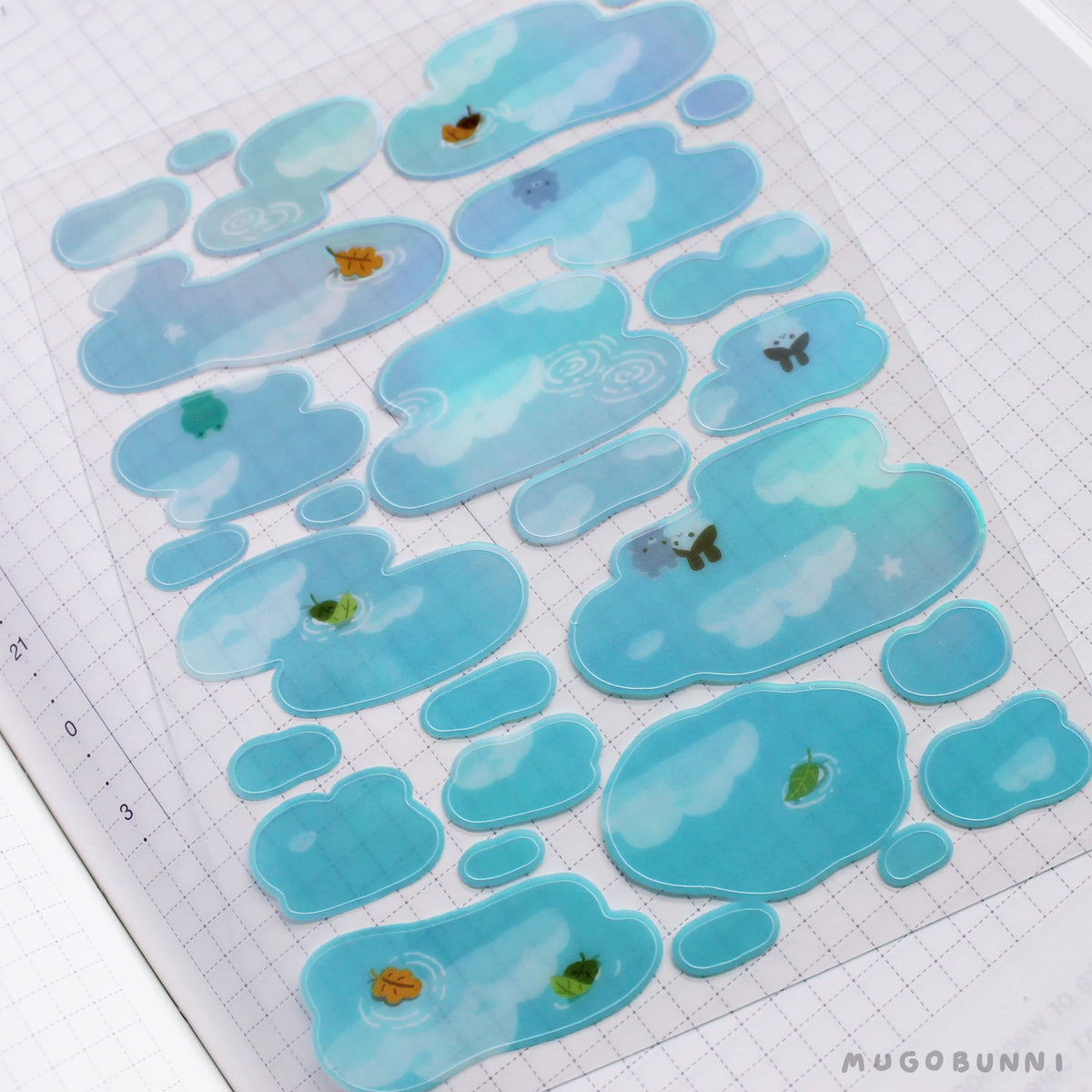Glimmery Puddles Sticker Sheet