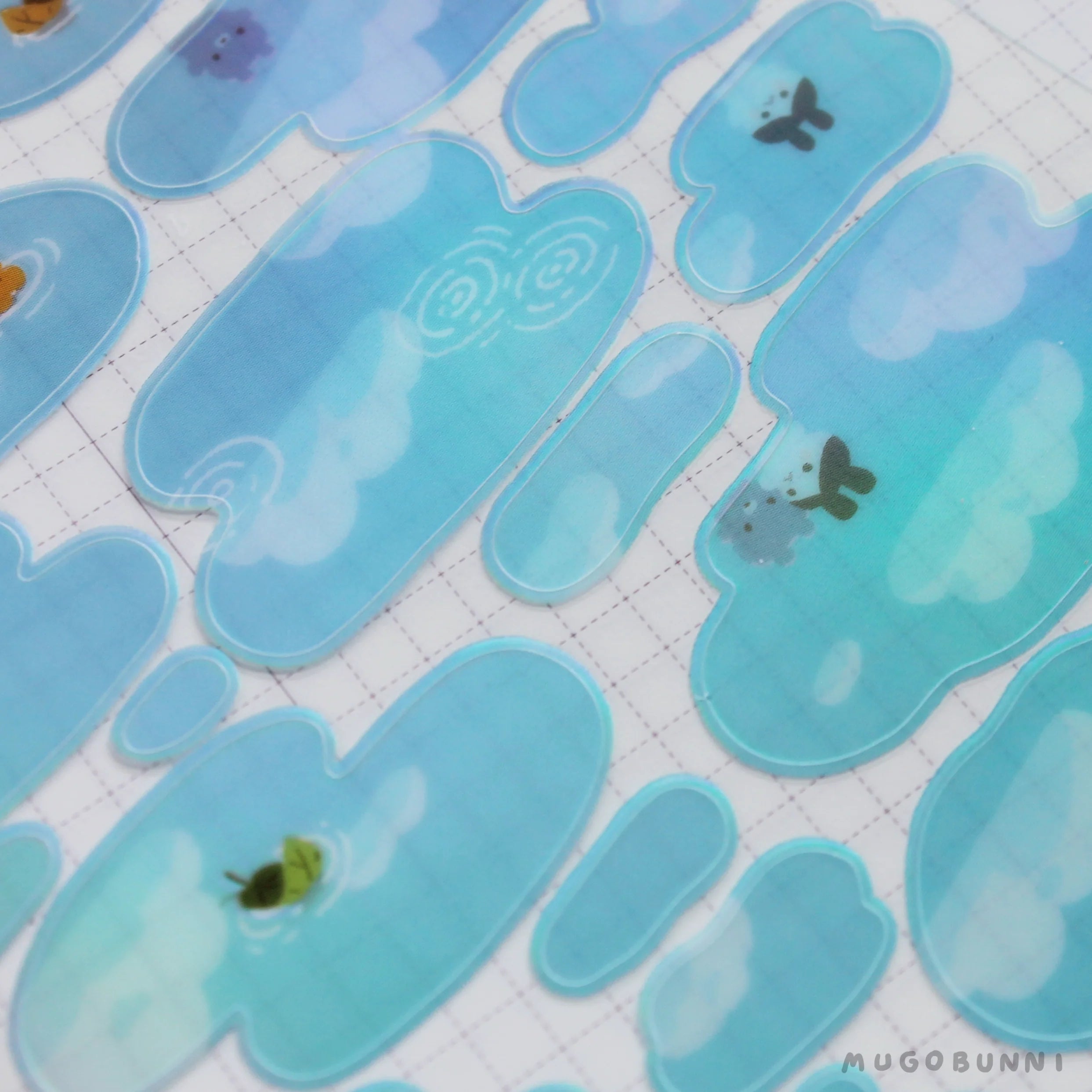 Glimmery Puddles Sticker Sheet