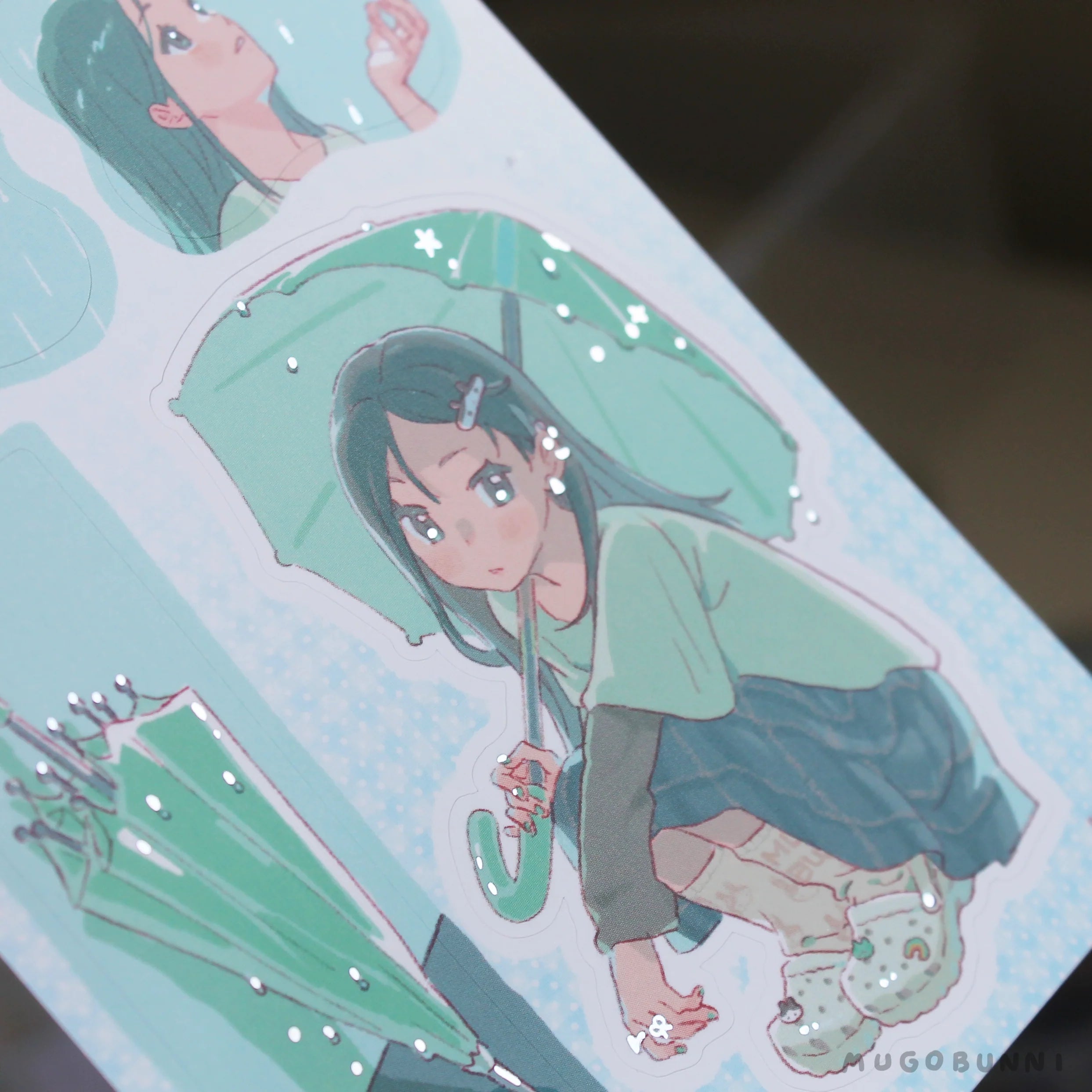 In The Rain Sticker Sheet