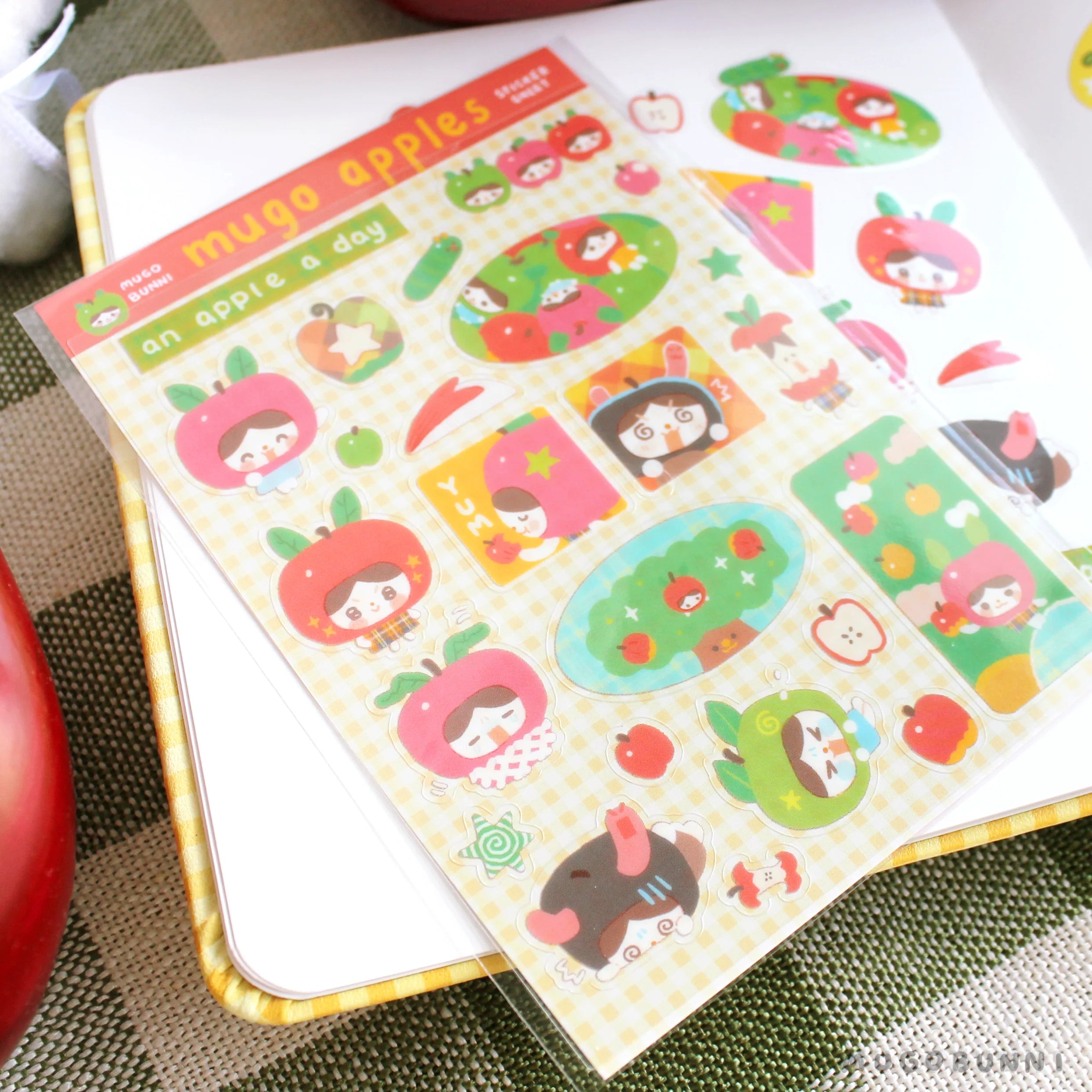 Mugo Apples Sticker Sheet
