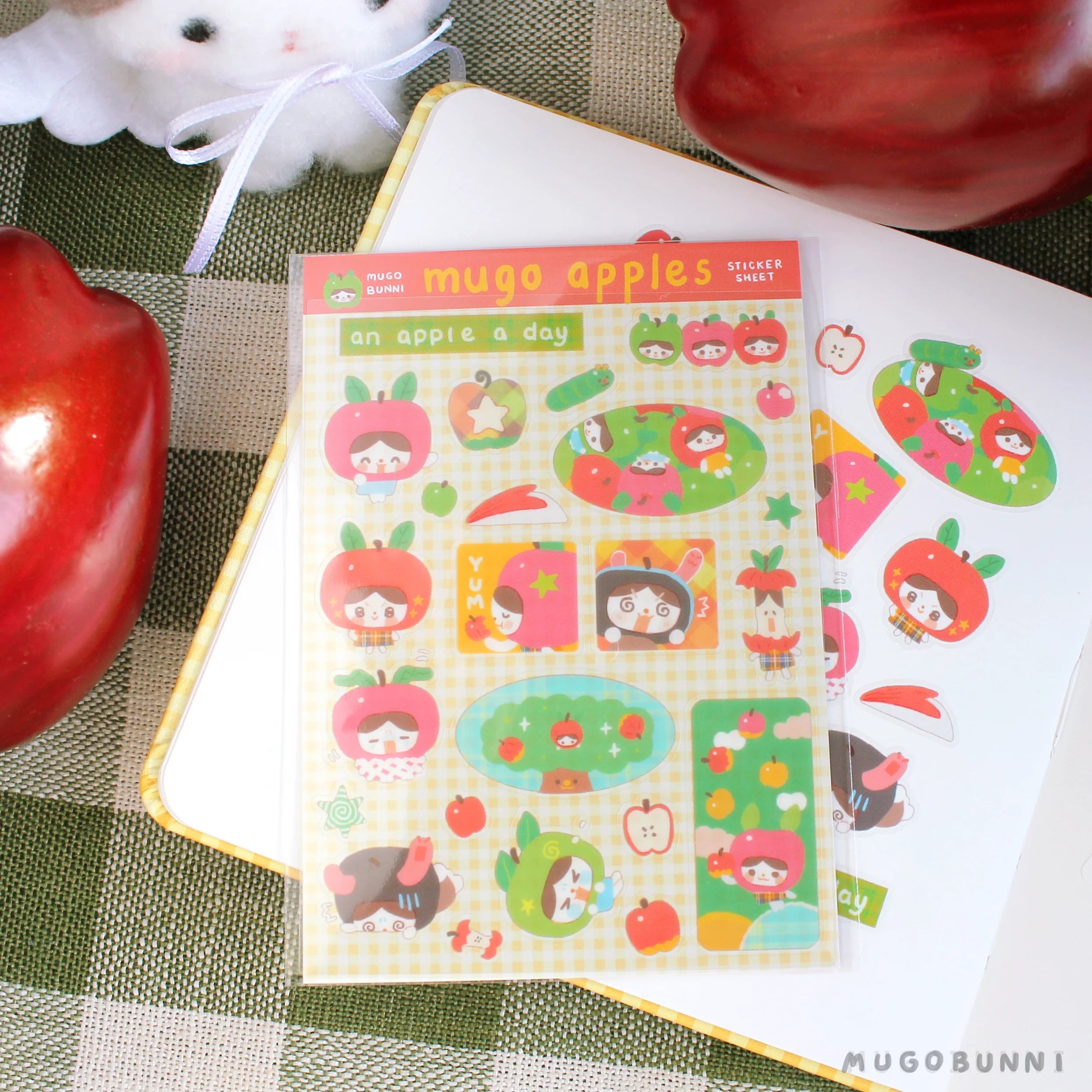 Mugo Apples Sticker Sheet