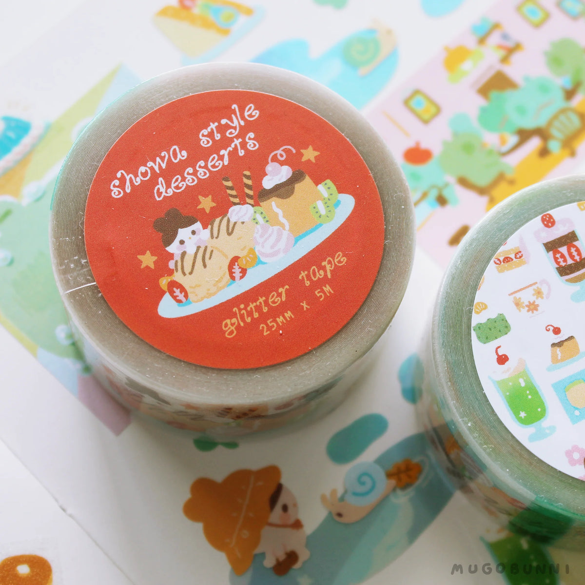 Showa Dessert Glitter Sticker Tape