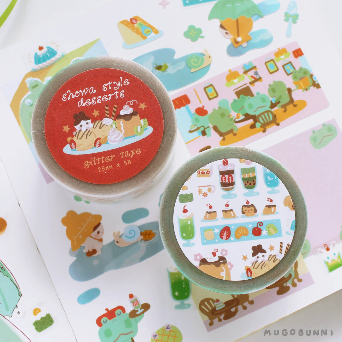 Showa Dessert Glitter Sticker Tape