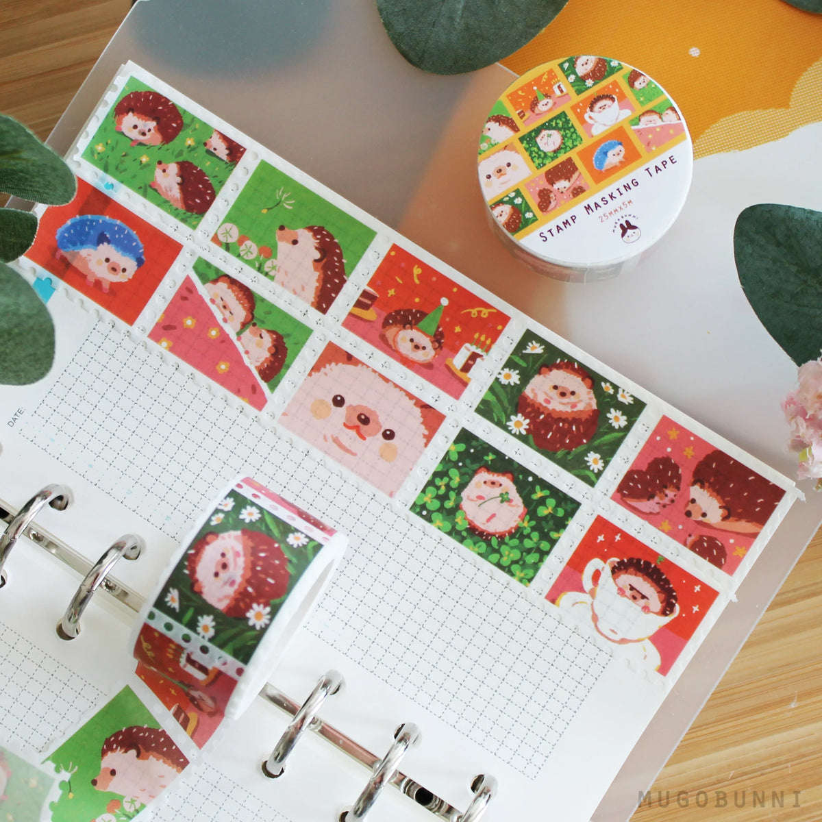 Hedgehog Stamp Washi Tape