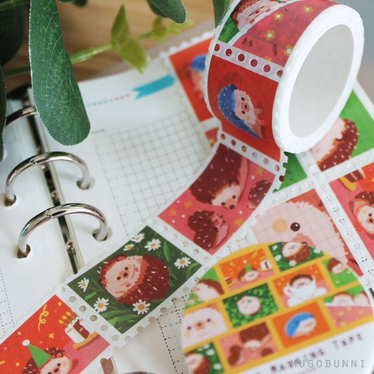 Hedgehog Stamp Washi Tape