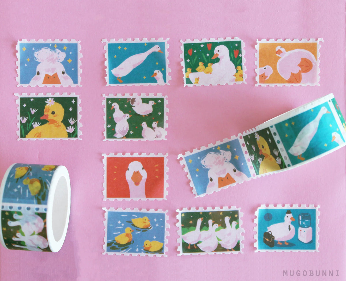 Duck Goose Stamp Washi Tape