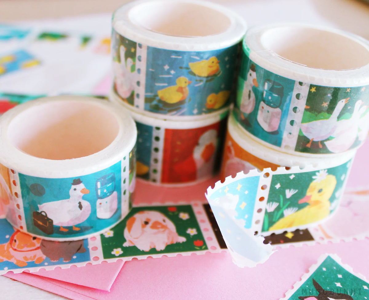 Duck Goose Stamp Washi Tape