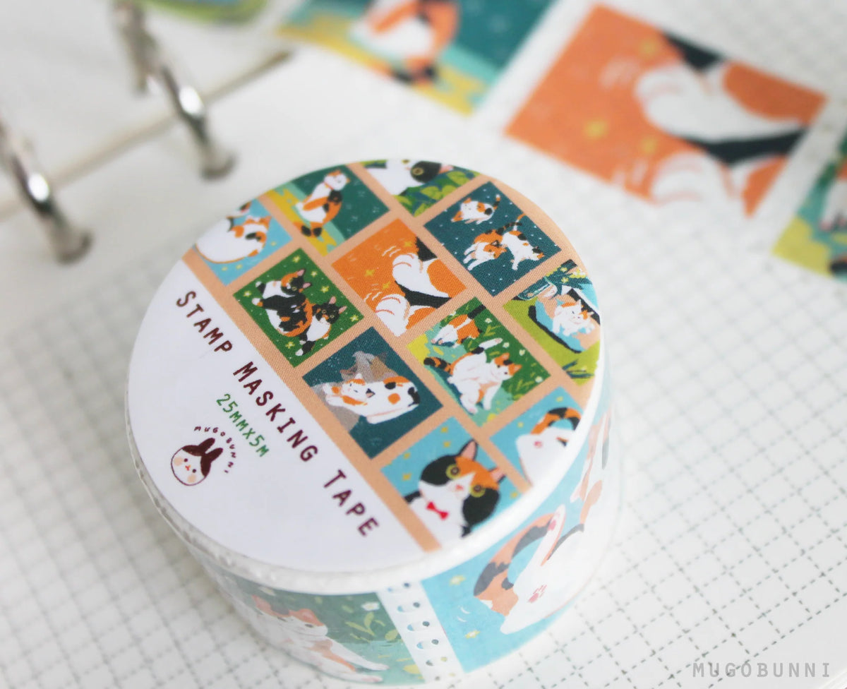Calico Cat Stamp Washi Tape