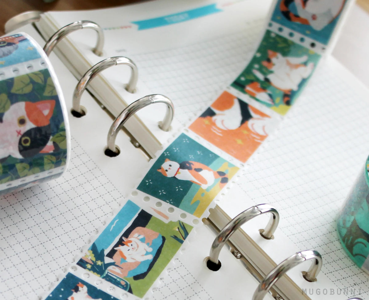 Calico Cat Stamp Washi Tape