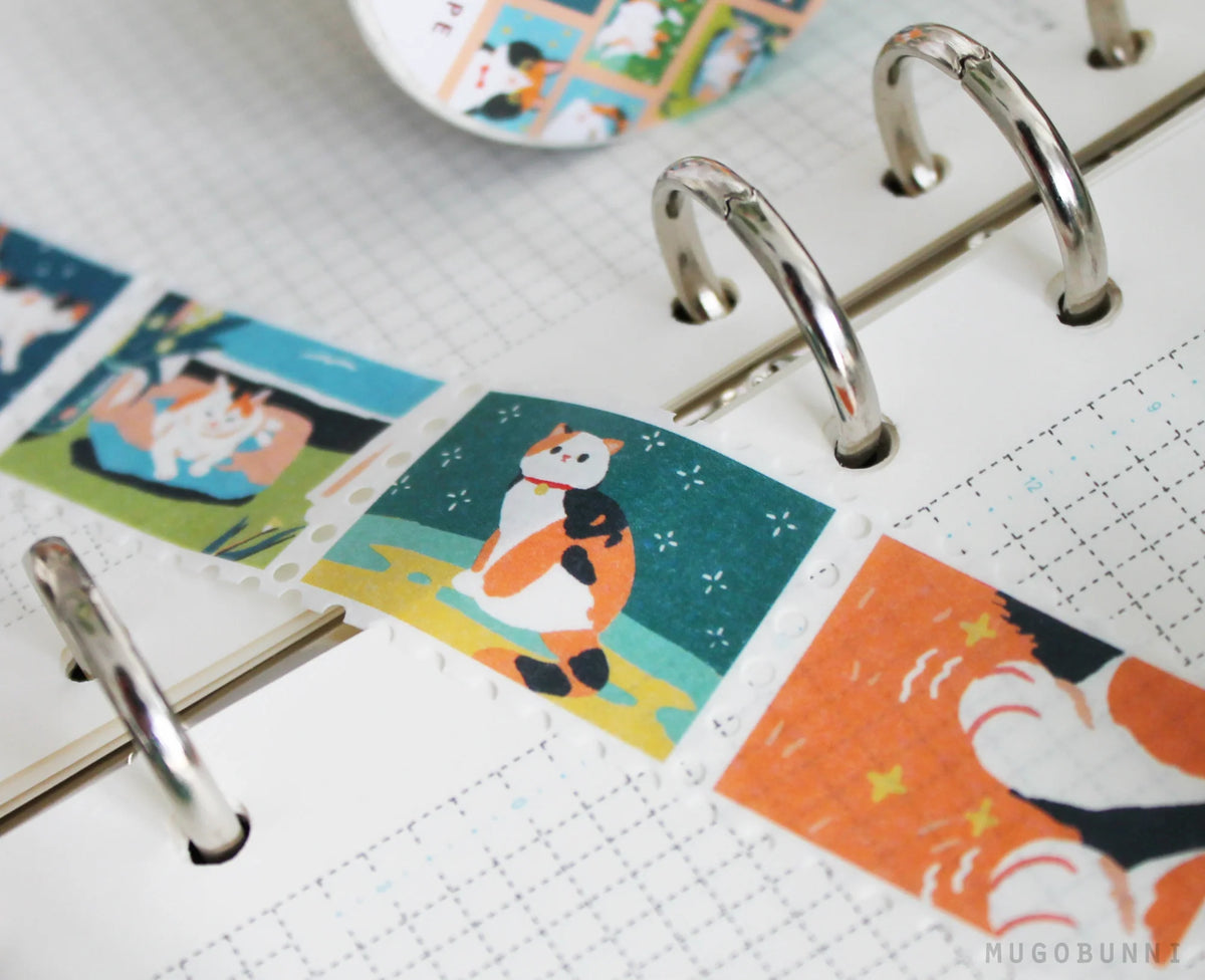 Calico Cat Stamp Washi Tape