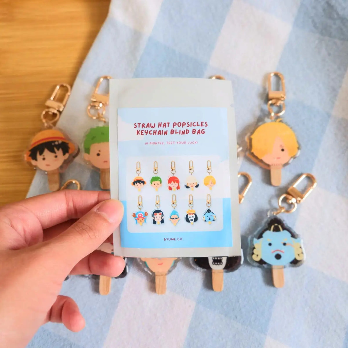 One Piece Popsicles Keychain Blind Bag