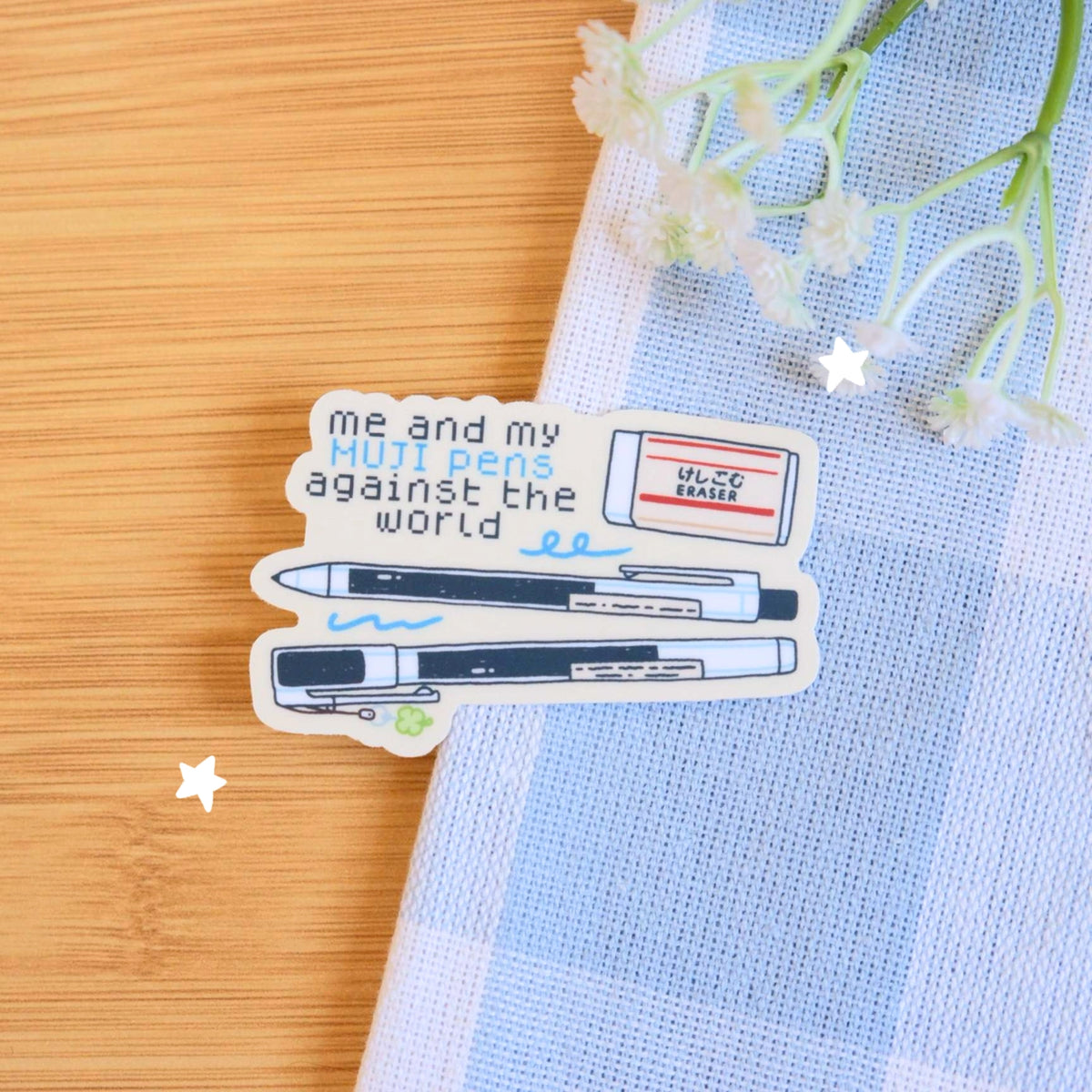 Me and My Pens Vinyl Sticker