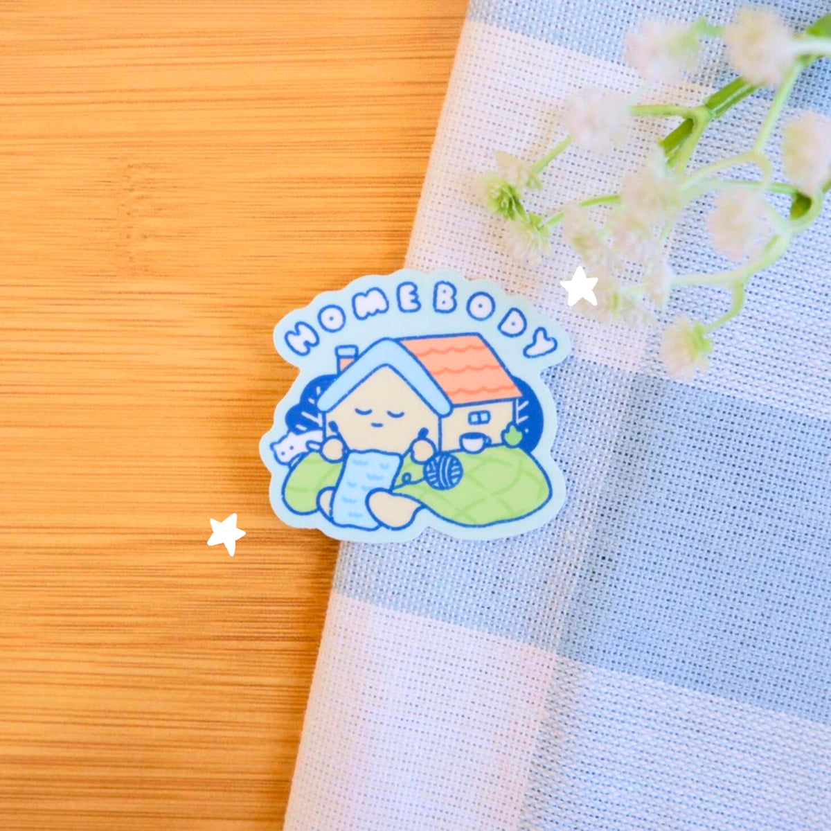 Homebody Vinyl Sticker