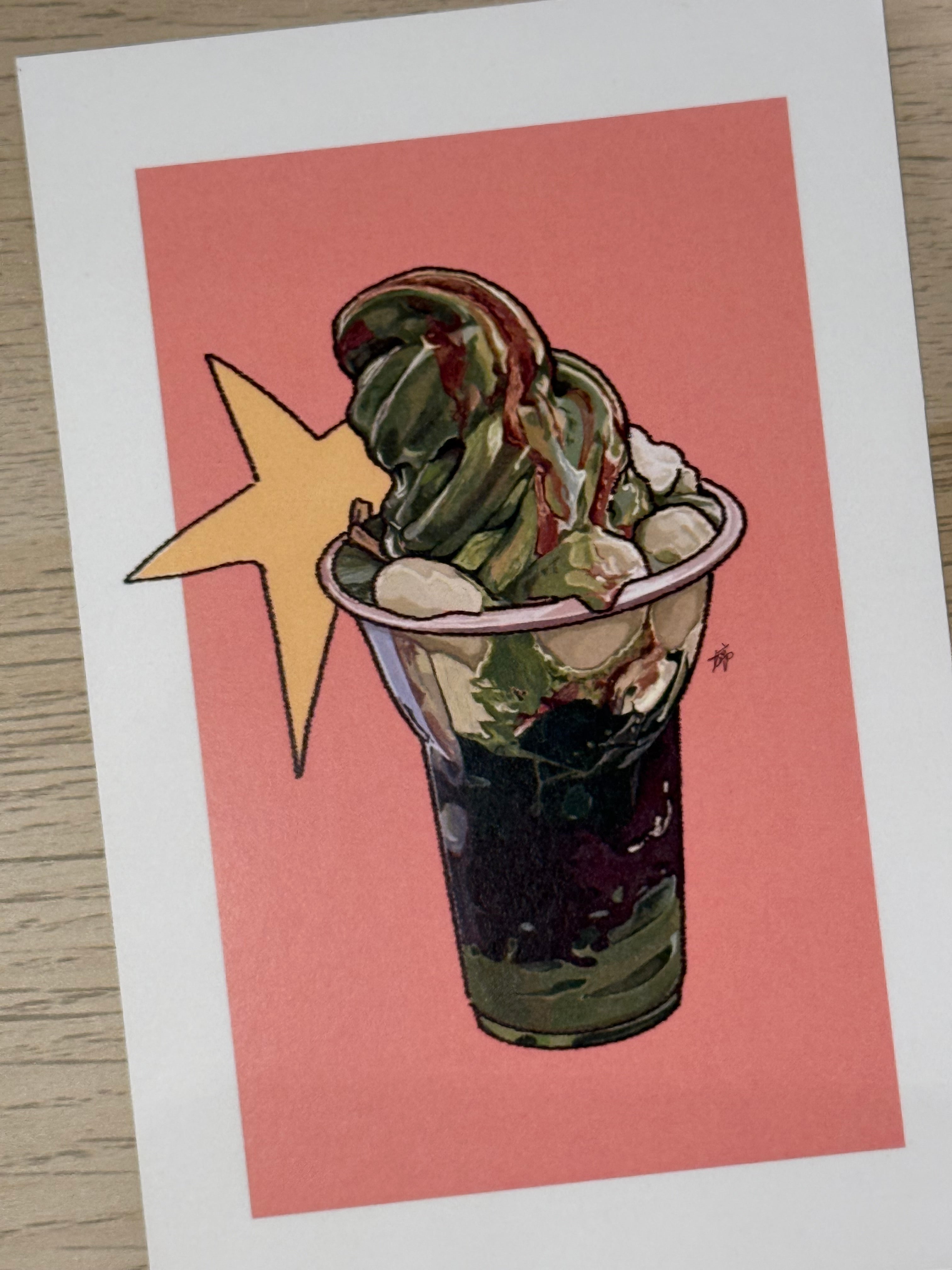 Matcha Parfait Print