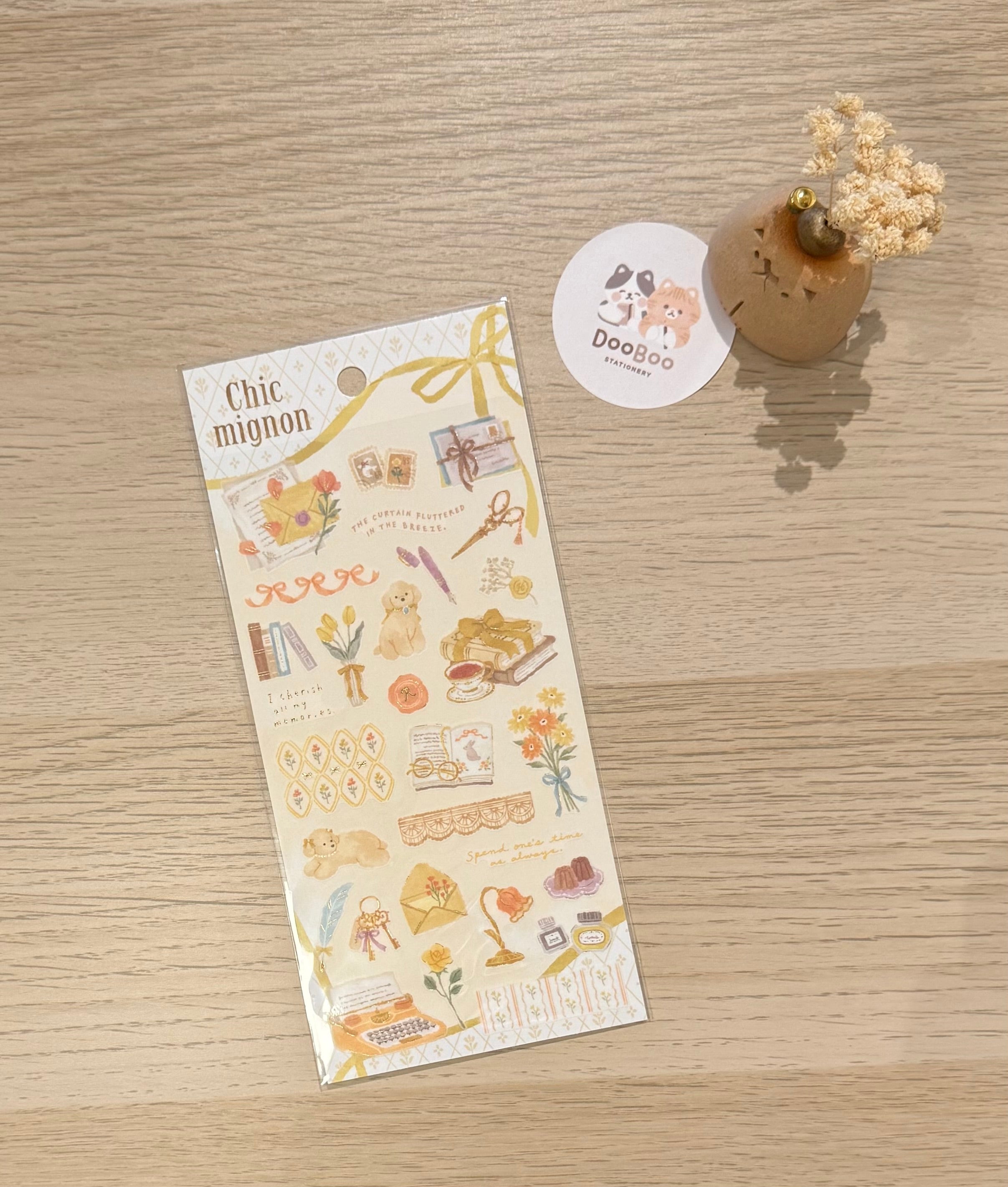 MindWave Chic Mignon Sticker Sheet - Stationery