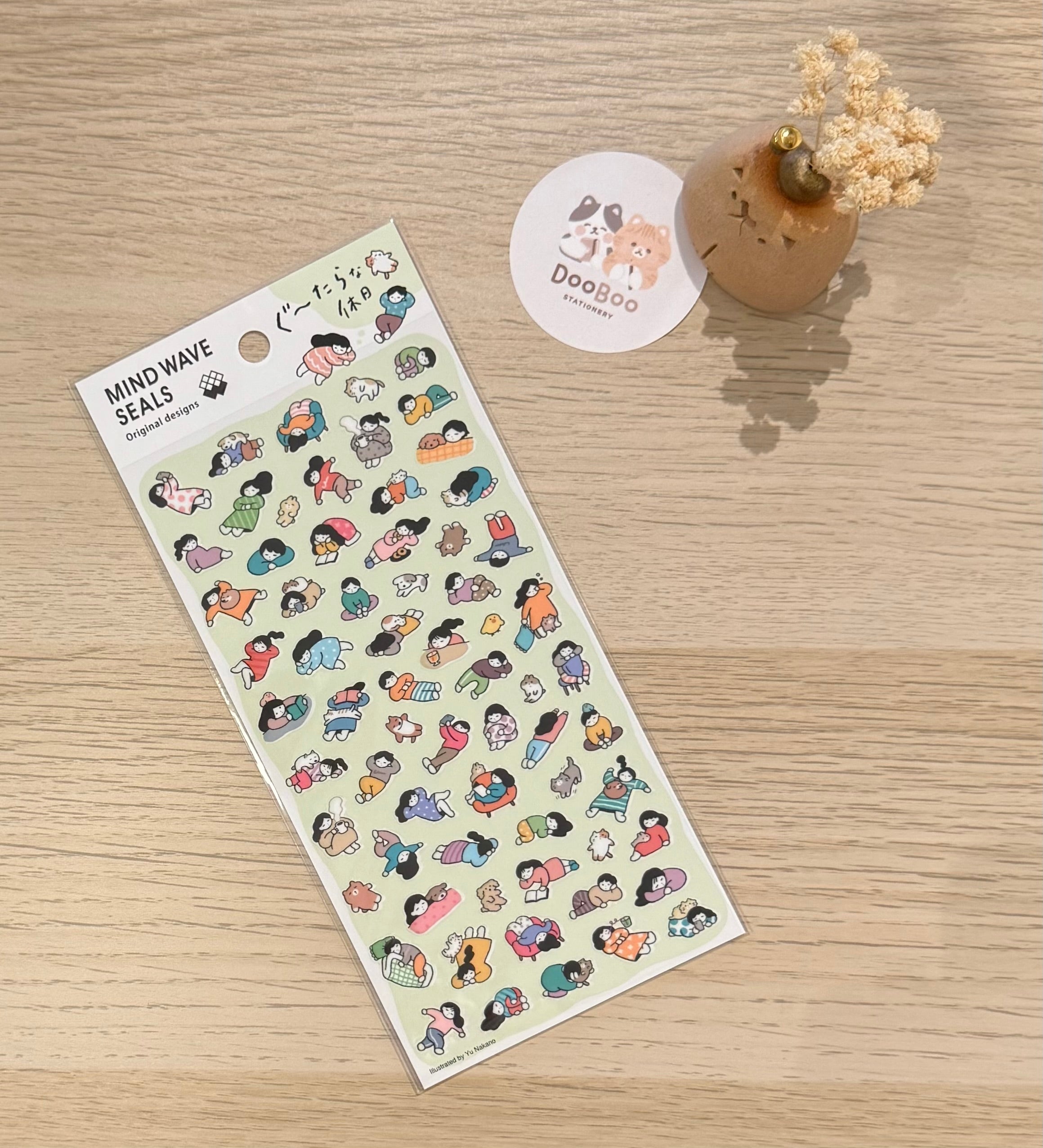 MindWave Sticker Sheet - Seals Original Designs - Off Day