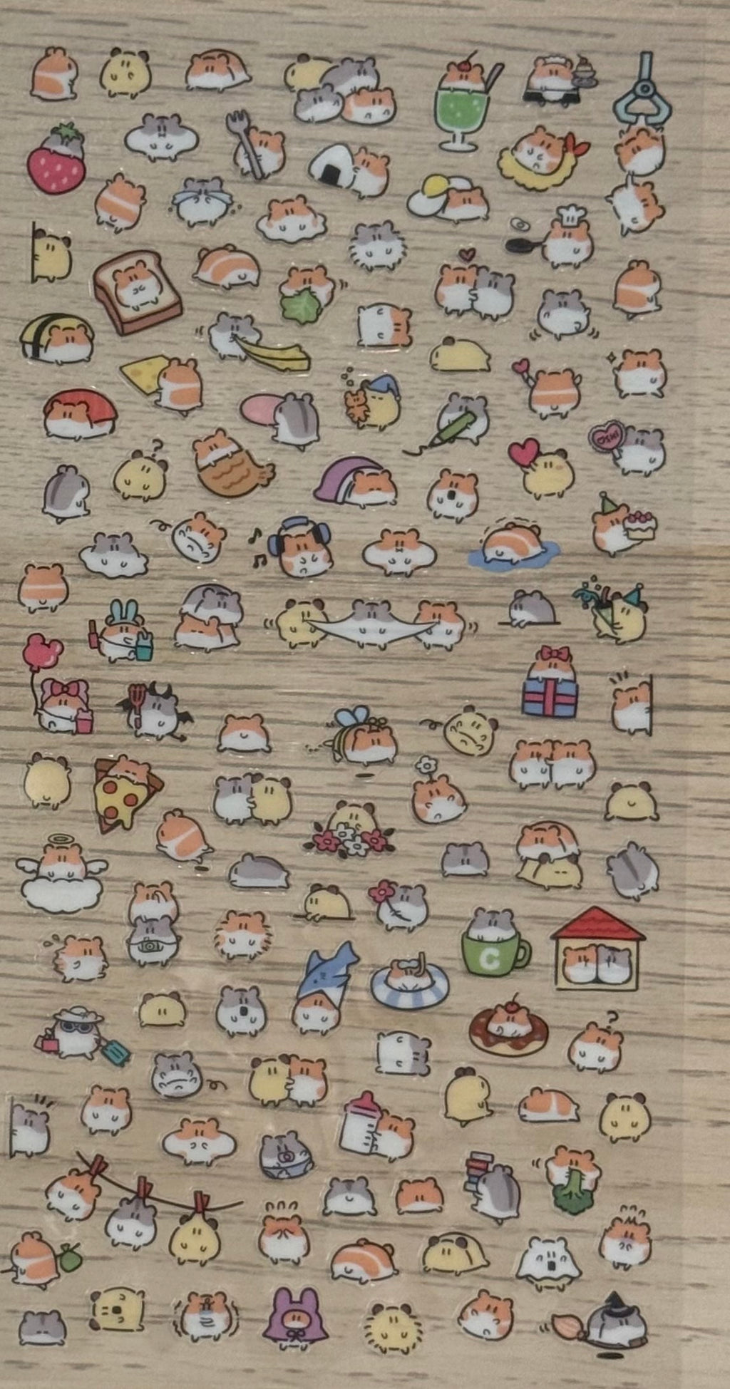 MindWave Sticker Sheet - Seals Original Designs - Mini Hamster