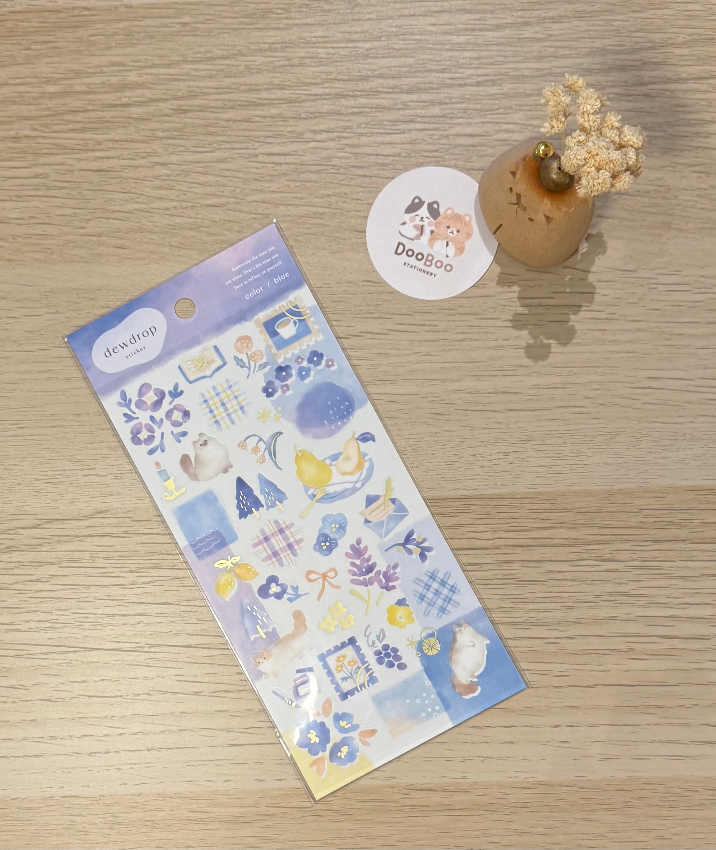 MindWave Dewdrop Sticker Sheet - Blue