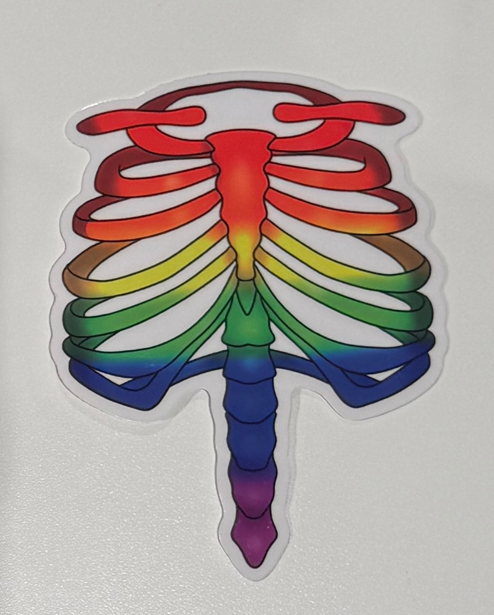 Pride Flag Rib Stickers