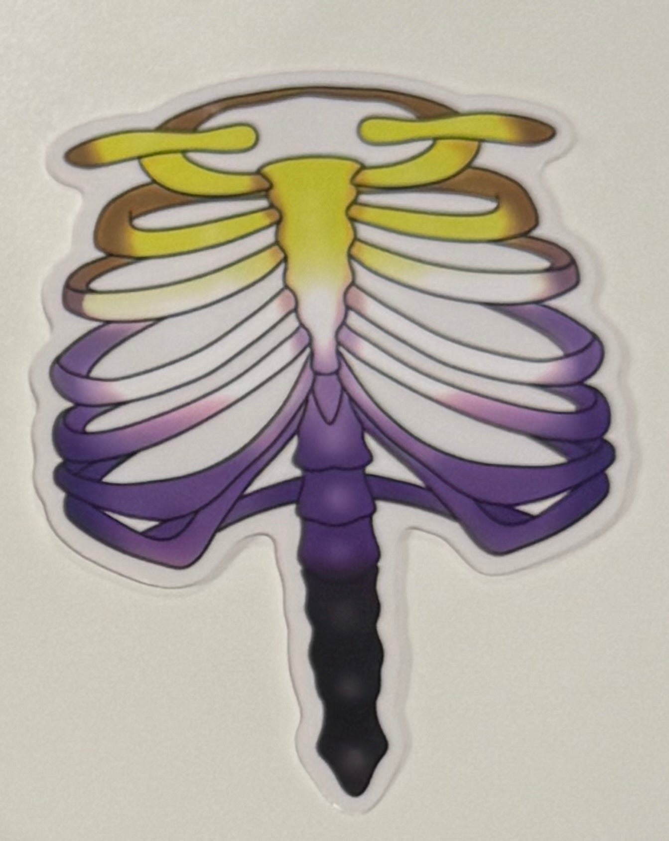 Pride Flag Rib Stickers