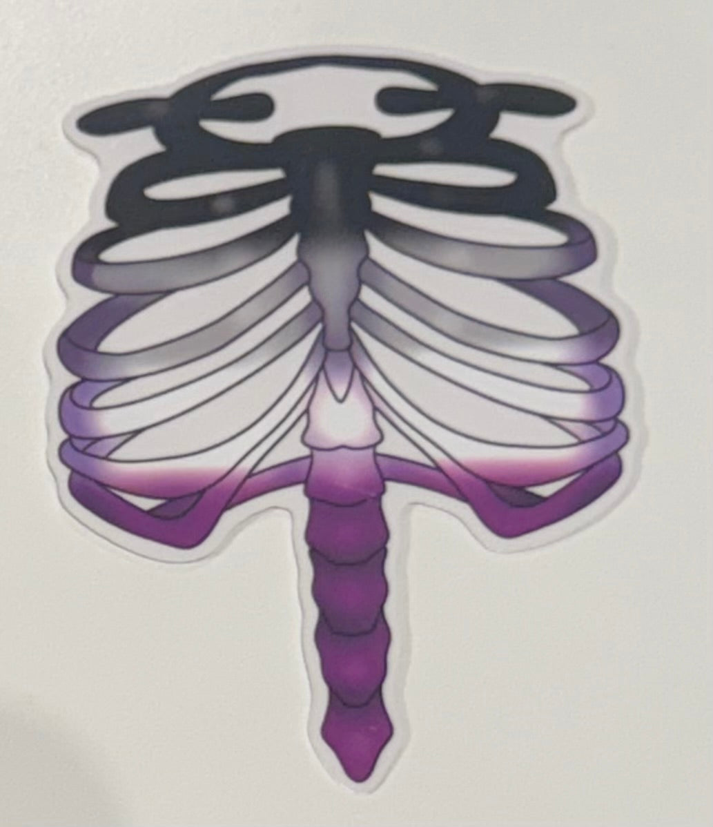 Pride Flag Rib Stickers