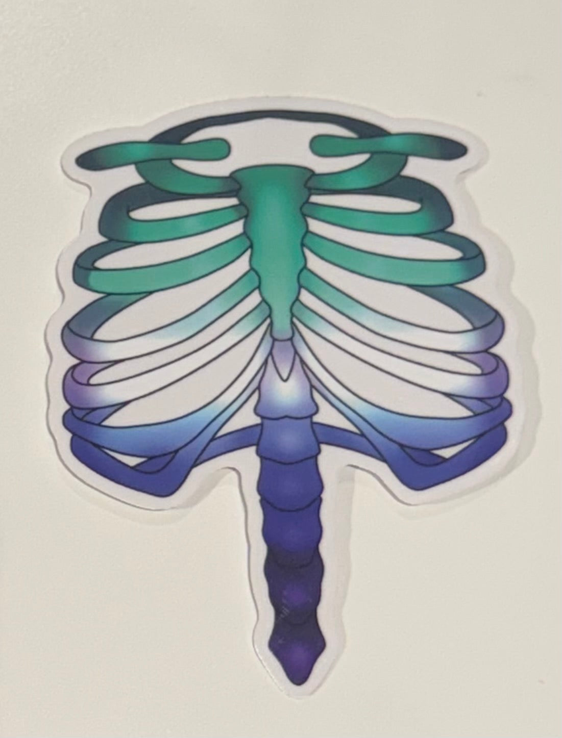 Pride Flag Rib Stickers