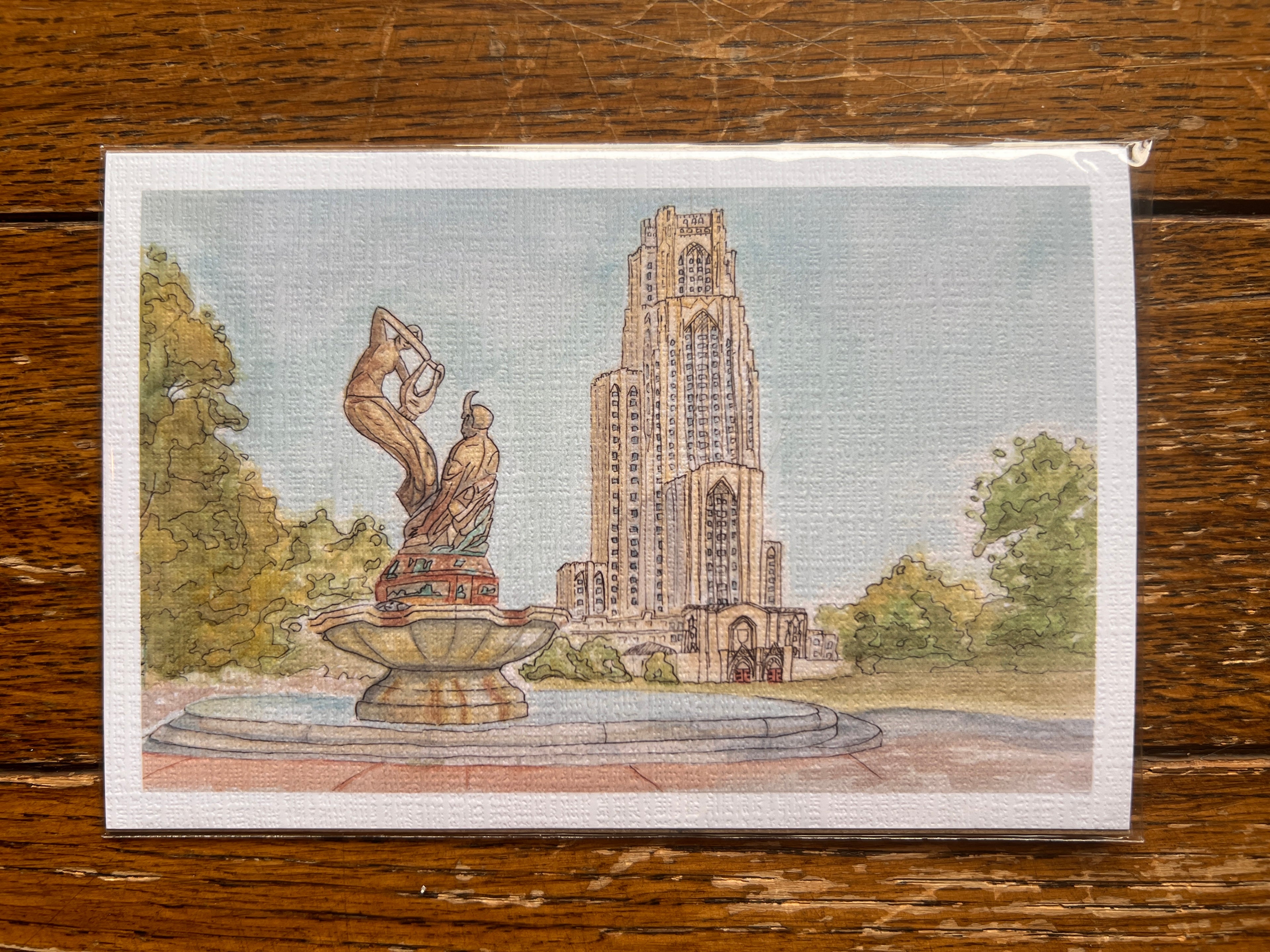 Cathedral of Learning Art Print